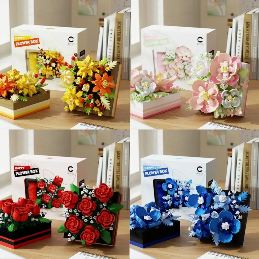 Drawable Building Blocks Artificial Flowers Bouquet of Roses DIY Jewelry Box Creative Flower Box Blocks for Valentine's Day
Drawable Building Blocks Artificial Flowers Bouquet of Roses DIY Jewelry Box Creative Flower Box Blocks for Valentine's Day