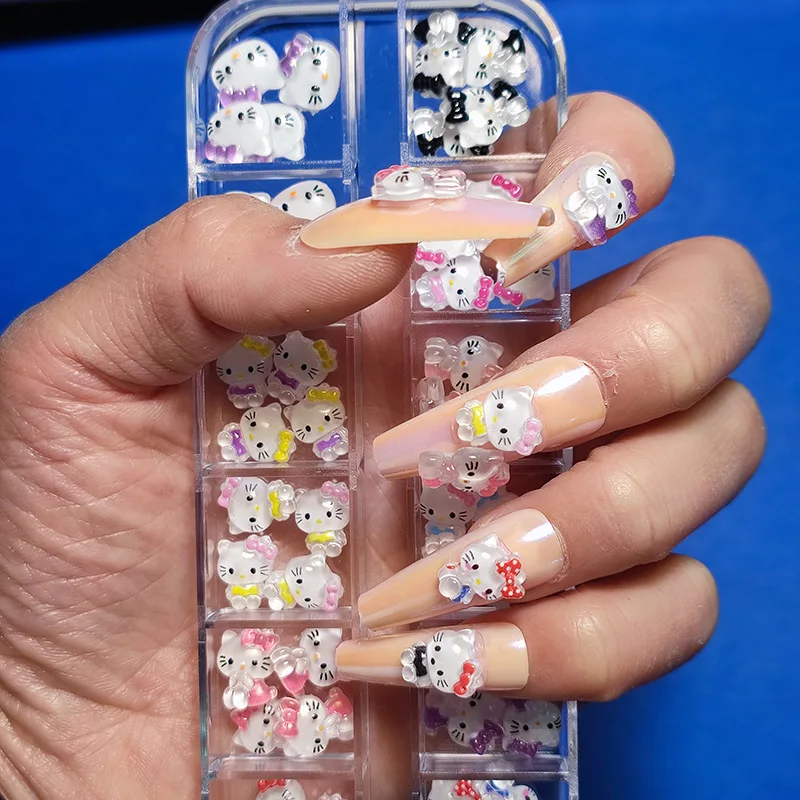Kawaii Sanrio Hello Kitty Nail Tips Ornament Cell Phone Case Handmade Diy Decoration Cartoon Nail Accessory Cute Gift for Girl
Kawaii Sanrio Hello Kitty Nail Tips Ornament Cell Phone Case Handmade Diy Decoration Cartoon Nail Accessory Cute Gift for Girl