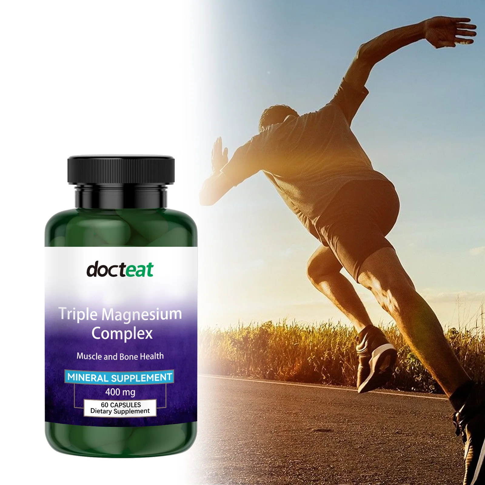 Docteat Magnesium Complex Capsules for Joint & Muscle Comfort, Dietary Supplement
Docteat Magnesium Complex Capsules for Joint & Muscle Comfort, Dietary Supplement