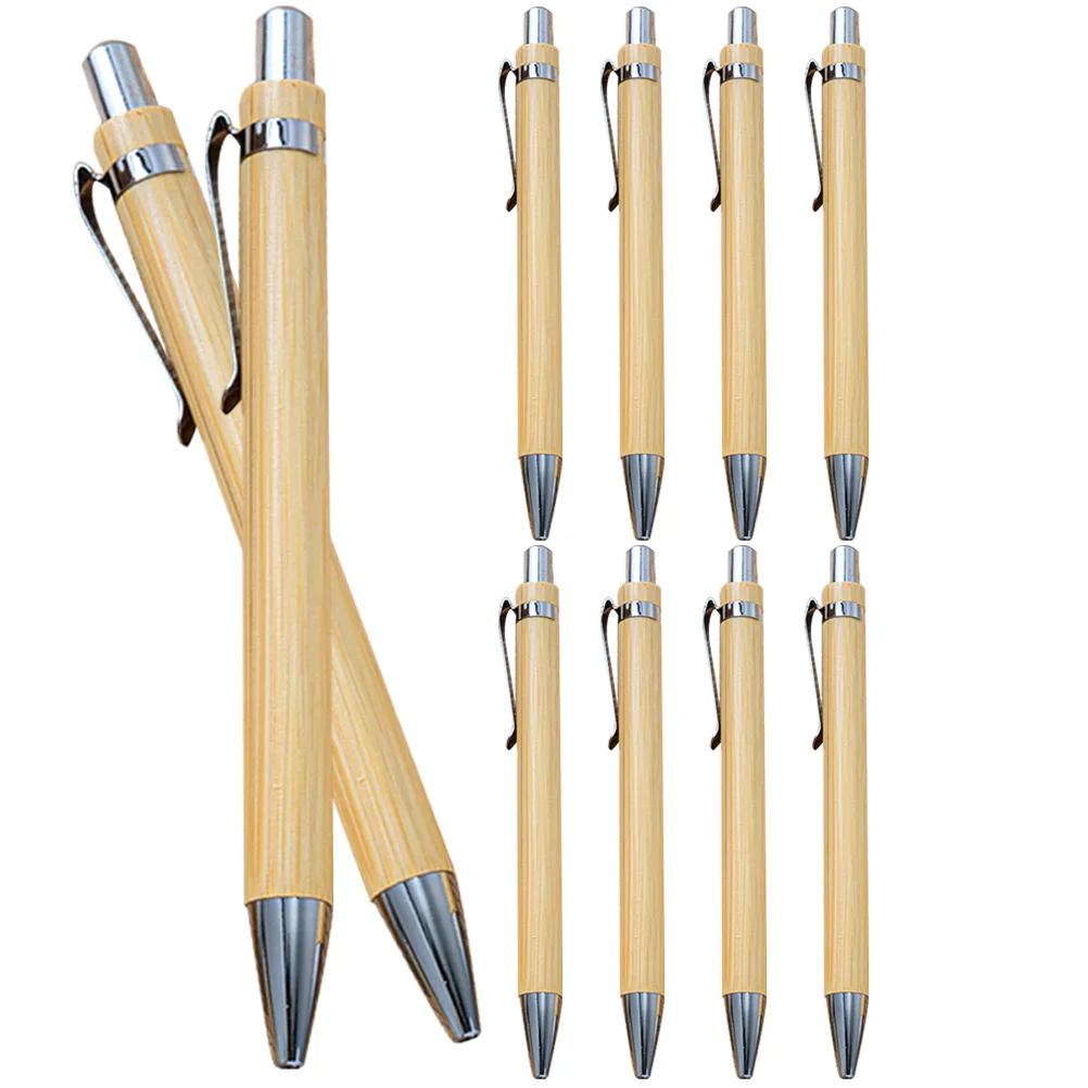 12 Pcs Shuttle Pens Retractable Bamboo Ballpoint Writing Supply Gift Adorable School
12 Pcs Shuttle Pens Retractable Bamboo Ballpoint Writing Supply Gift Adorable School