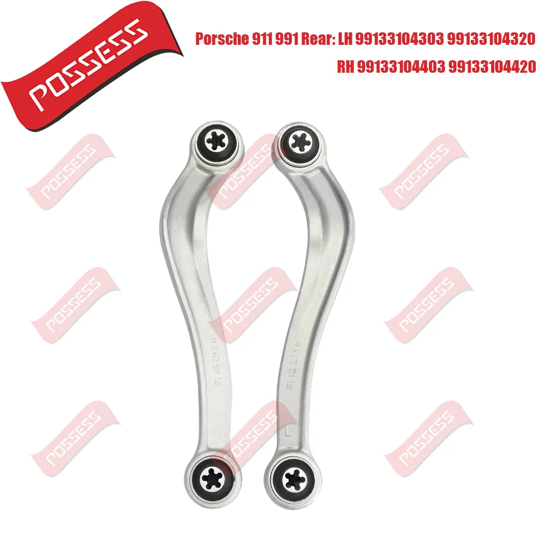 Пара задних нижних рычагов подвески для Porsche 911 991 Carrera Turbo GT2 RS 2012-2019 99133104303 99133104403 
Пара задних нижних рычагов подвески для Porsche 911 991 Carrera Turbo GT2 RS 2012-2019 99133104303 99133104403