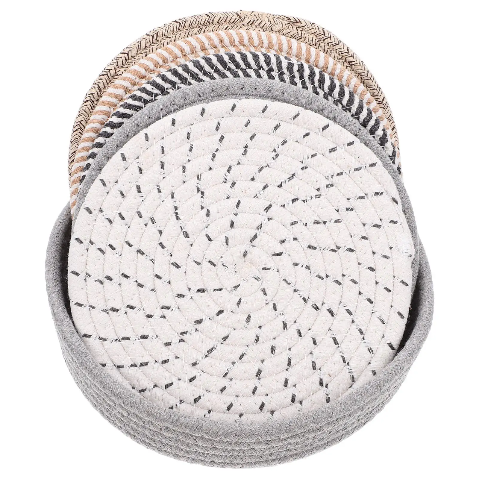 5 Pcs Placemat Set Cotton Rope Coasters Hot Pads for Dining Table Pot Trivets Bowl Plate Pad Heat Resistant Mats Kitchen Holders
5 Pcs Placemat Set Cotton Rope Coasters Hot Pads for Dining Table Pot Trivets Bowl Plate Pad Heat Resistant Mats Kitchen Holders