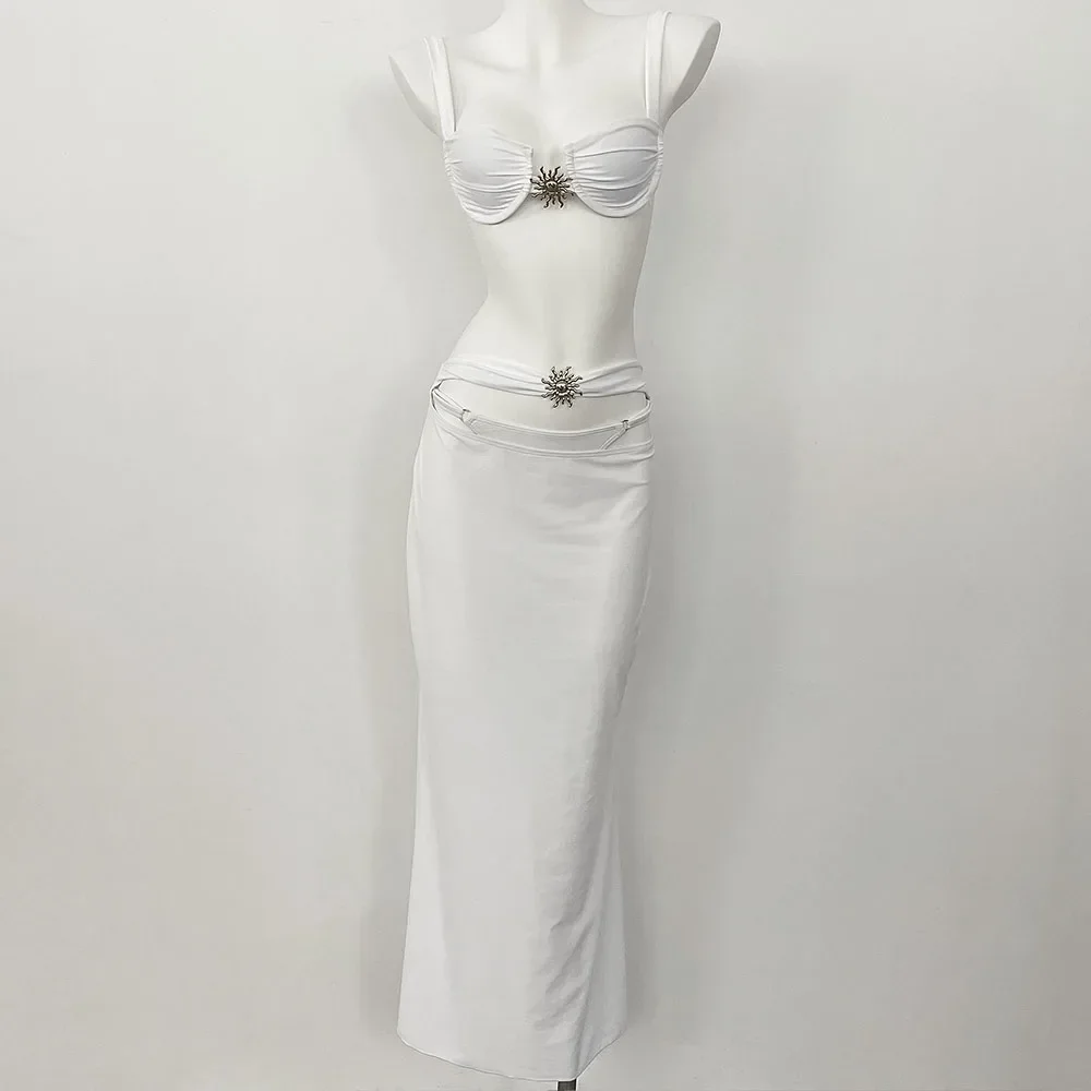 Swimsuit Women Swimwear Summer New Swimsuit 3 Pics Set Bikini Long Skirt Swimwear Female Bather Bathing Suit Beachwear Biquini
Swimsuit Women Swimwear Summer New Swimsuit 3 Pics Set Bikini Long Skirt Swimwear Female Bather Bathing Suit Beachwear Biquini