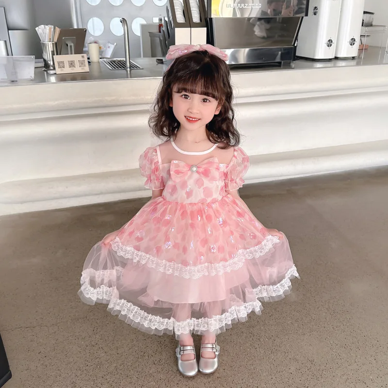 Summer Dress for Girls Baby Casual Dress Girl Princess Party Vestidos Mesh Costume for Girls Evening Dresses Girls Clothes
Summer Dress for Girls Baby Casual Dress Girl Princess Party Vestidos Mesh Costume for Girls Evening Dresses Girls Clothes