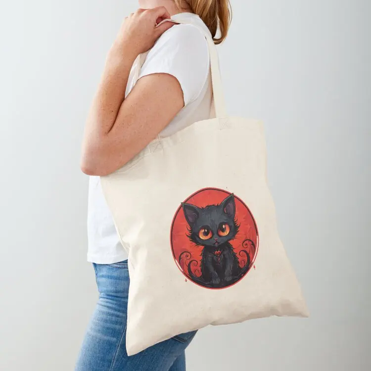 Vampire Cat Art Tote Bag cute tote bag Fabric bag hand bags eco folding
Vampire Cat Art Tote Bag cute tote bag Fabric bag hand bags eco folding
