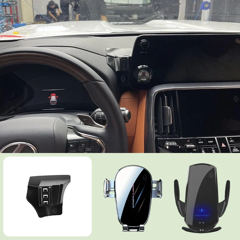 Car Mobile Phone Holder For Lexus LX570 2022-2023 Car Special Bracket Base Mobile Support Wireless Charging Bracket Accessories
Car Mobile Phone Holder For Lexus LX570 2022-2023 Car Special Bracket Base Mobile Support Wireless Charging Bracket Accessories