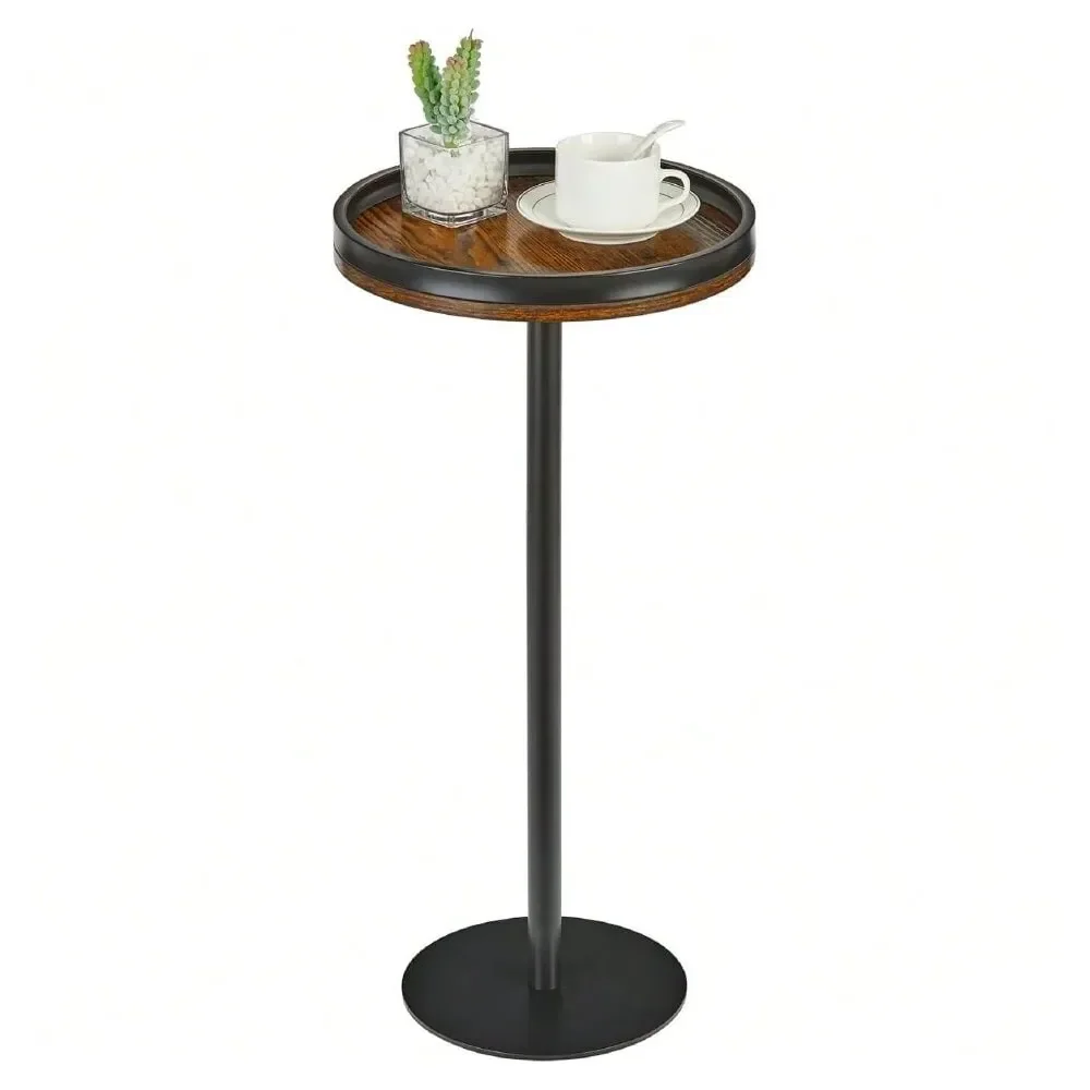 Drink Table,Small Pedestal Table,Small Round Side Table For Narrow Spaces,Martini Table For Living Room, Bedroom, Bathroom,Balc
Drink Table,Small Pedestal Table,Small Round Side Table For Narrow Spaces,Martini Table For Living Room, Bedroom, Bathroom,Balc