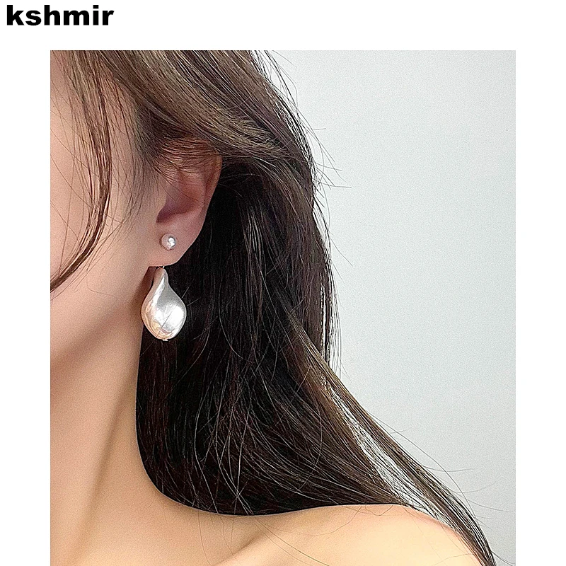 kshmir New vintage irregular pearl silver needle earrings Korea exquisite high quality earrings female jewelry accessories gift 
kshmir New vintage irregular pearl silver needle earrings Korea exquisite high quality earrings female jewelry accessories gift