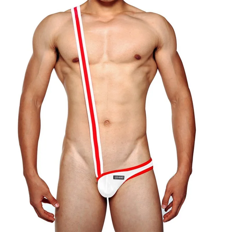 Men's Underwear Sexy Uniform Jumpsuit Underwear Elastic Shoulder Hanging Single-sided Pants
Men's Underwear Sexy Uniform Jumpsuit Underwear Elastic Shoulder Hanging Single-sided Pants