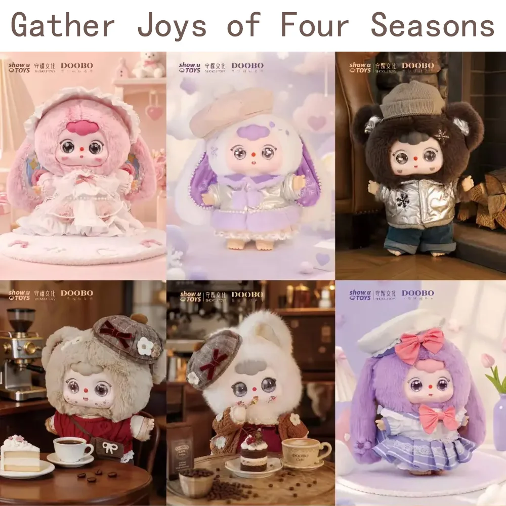 DooBo Gather Joys of Four Seasons Blind Box Kawaii Movable Eyes Plush Doll Cartoon Trendy Toy Collectible Figure Ornament Gifts
DooBo Gather Joys of Four Seasons Blind Box Kawaii Movable Eyes Plush Doll Cartoon Trendy Toy Collectible Figure Ornament Gifts