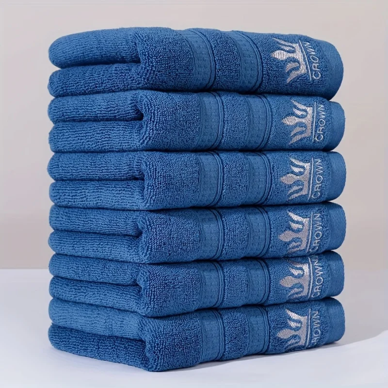Pure Cotton Crown-Embroidered Face Towel, Soft Absorbent & Skin-Friendly for Home, Hotel, Bathroom & Spa Use
Pure Cotton Crown-Embroidered Face Towel, Soft Absorbent & Skin-Friendly for Home, Hotel, Bathroom & Spa Use