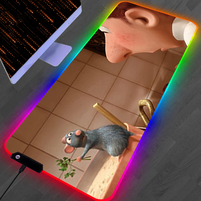 RGB LED Mouse Pad Computer Gamer PC Accessories Mousepad Rubber Extended Pad Non Slip Desk Mat Laptop R-ratatouille Keyboard Pad
RGB LED Mouse Pad Computer Gamer PC Accessories Mousepad Rubber Extended Pad Non Slip Desk Mat Laptop R-ratatouille Keyboard Pad