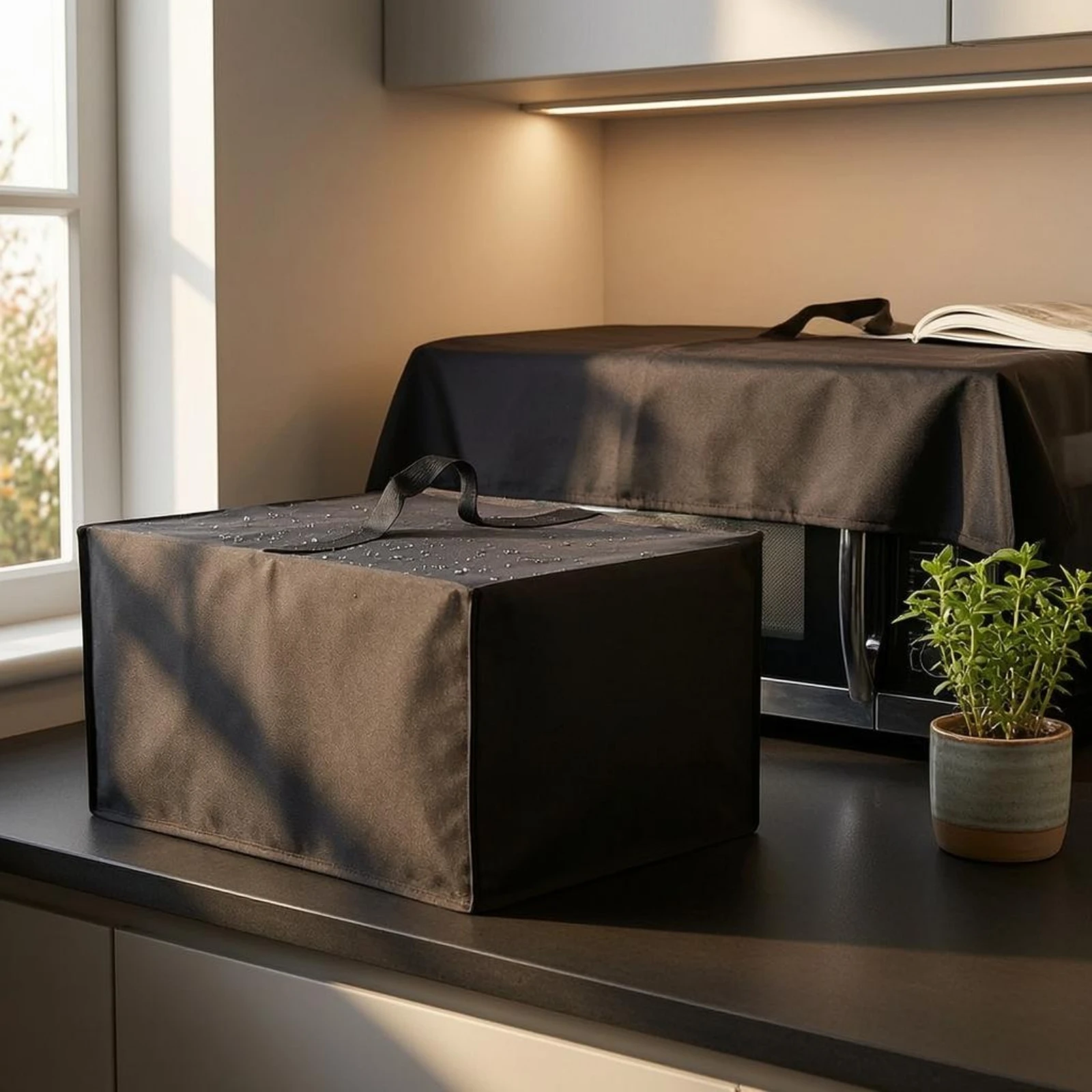 Microwave Cover Stitched Seams Dustproof Microwave Cover Top Handle Foldable
Microwave Cover Stitched Seams Dustproof Microwave Cover Top Handle Foldable