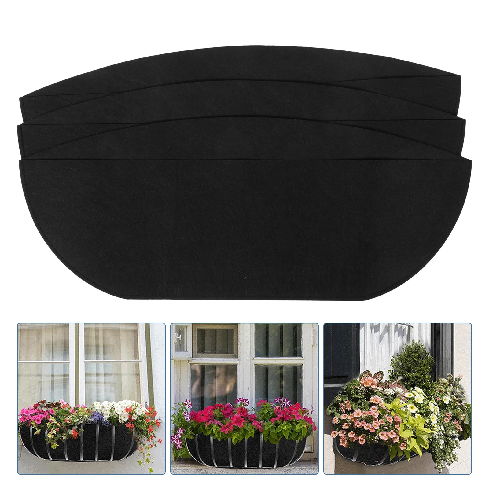 3pcs Planting Bag Liner Felt Liners For Planters Nursery Pot Hanging Basket Liner Garden Decor Balcony Office Indoor Outdoor
3pcs Planting Bag Liner Felt Liners For Planters Nursery Pot Hanging Basket Liner Garden Decor Balcony Office Indoor Outdoor