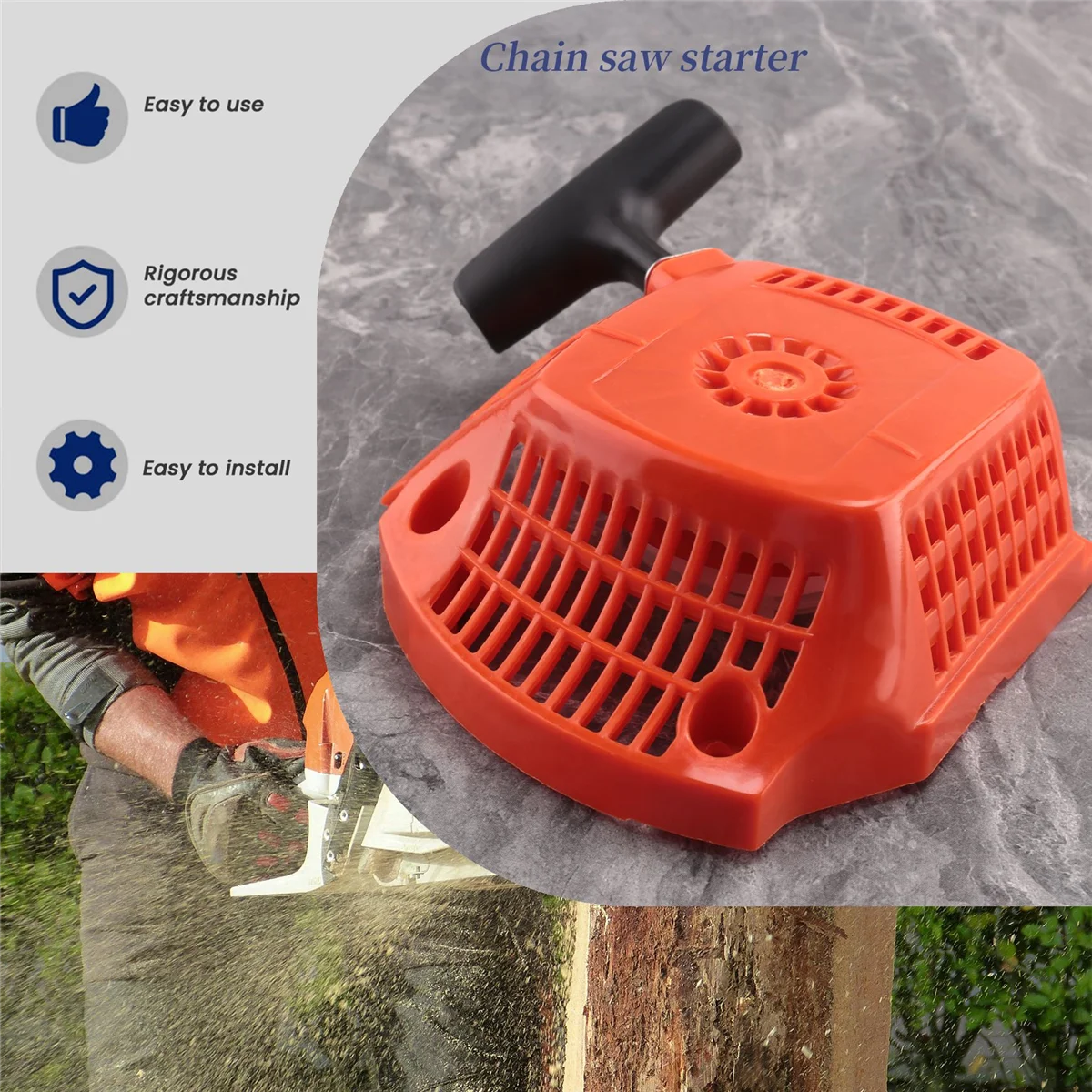 Ручной стартер для бензопилы Husqvarna 435 435E 440 440E 544287002 SSQ 
Ручной стартер для бензопилы Husqvarna 435 435E 440 440E 544287002 SSQ