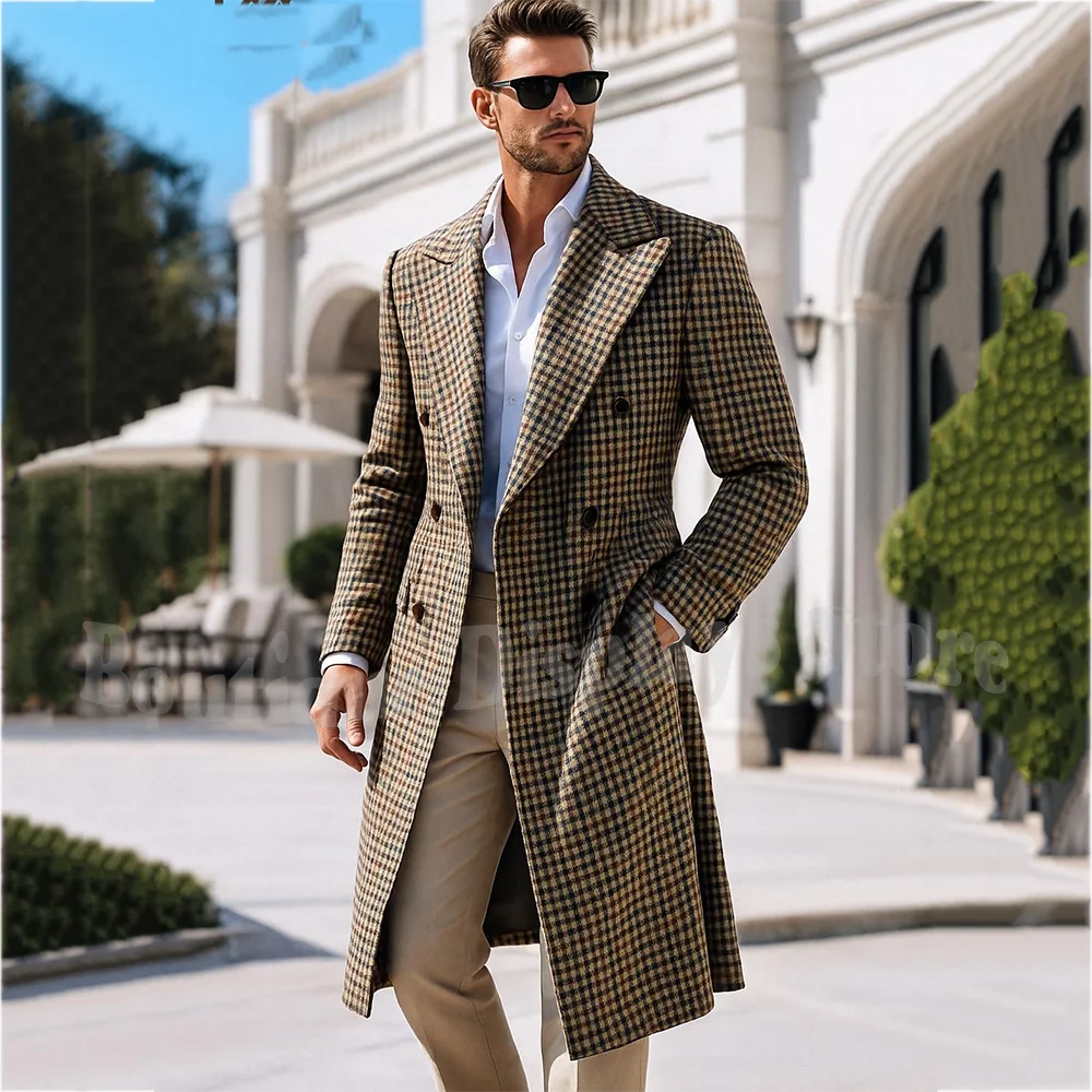 Luxury Man Jacket Classic Double Breasted Lone Coat Peaked Lapel Handsome Gentleman Casual Party Prom Male Blazer
Luxury Man Jacket Classic Double Breasted Lone Coat Peaked Lapel Handsome Gentleman Casual Party Prom Male Blazer
