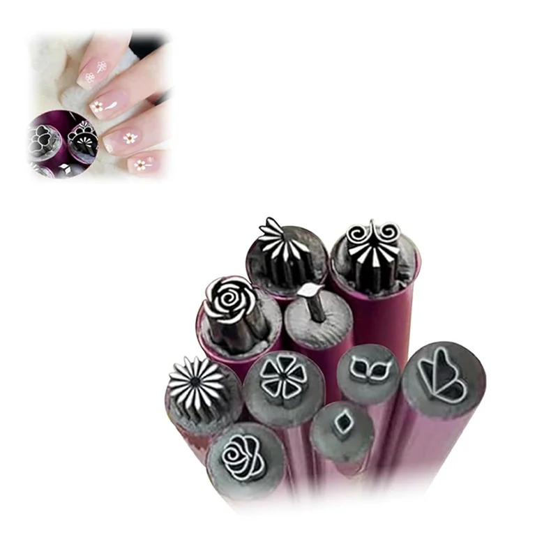 10PCS Nail Art Flower Stamp Pen,Nail Art Stamp Pen Set, Nail Art Stamp Pens DIY Nail Art Tools With Different Patterns
10PCS Nail Art Flower Stamp Pen,Nail Art Stamp Pen Set, Nail Art Stamp Pens DIY Nail Art Tools With Different Patterns