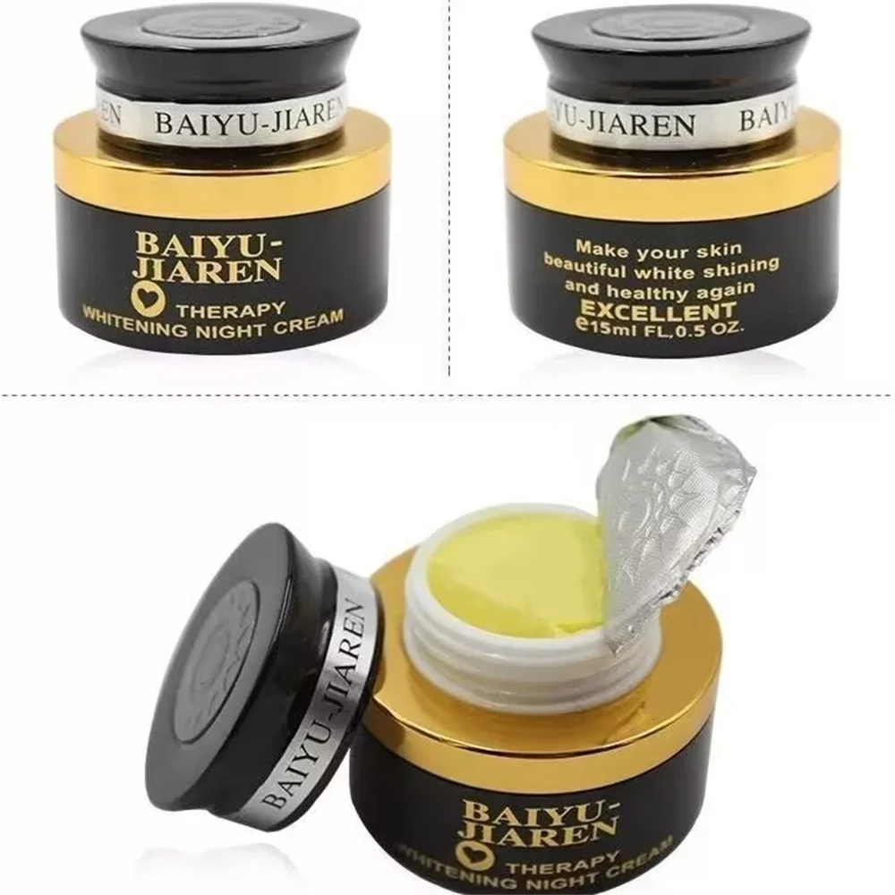 2025 Baiyujiaren-crema blanqueadora de Kui и crema de noche, оригинал, 15 мл
2025 Baiyujiaren-crema blanqueadora de Kui и crema de noche, оригинал, 15 мл