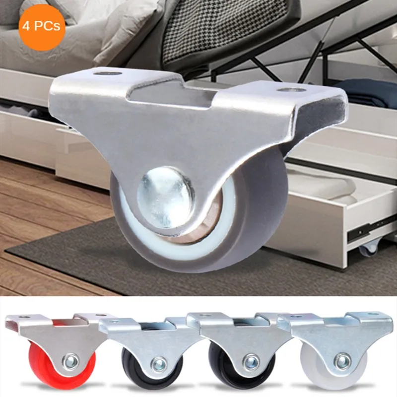 4 Pcs/Lot 1 Inch Silent Directional Wheel With Screws Drawer Pulley Caster Cabinet Bookcase Furniture Universal Small Roller
4 Pcs/Lot 1 Inch Silent Directional Wheel With Screws Drawer Pulley Caster Cabinet Bookcase Furniture Universal Small Roller