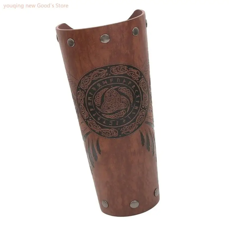 49ME Historical Arm Guard Roleplay Game Gauntlets Vintage Armband Embossing Arm Guard PU Leather Arm Bracers for Formal Event
49ME Historical Arm Guard Roleplay Game Gauntlets Vintage Armband Embossing Arm Guard PU Leather Arm Bracers for Formal Event
