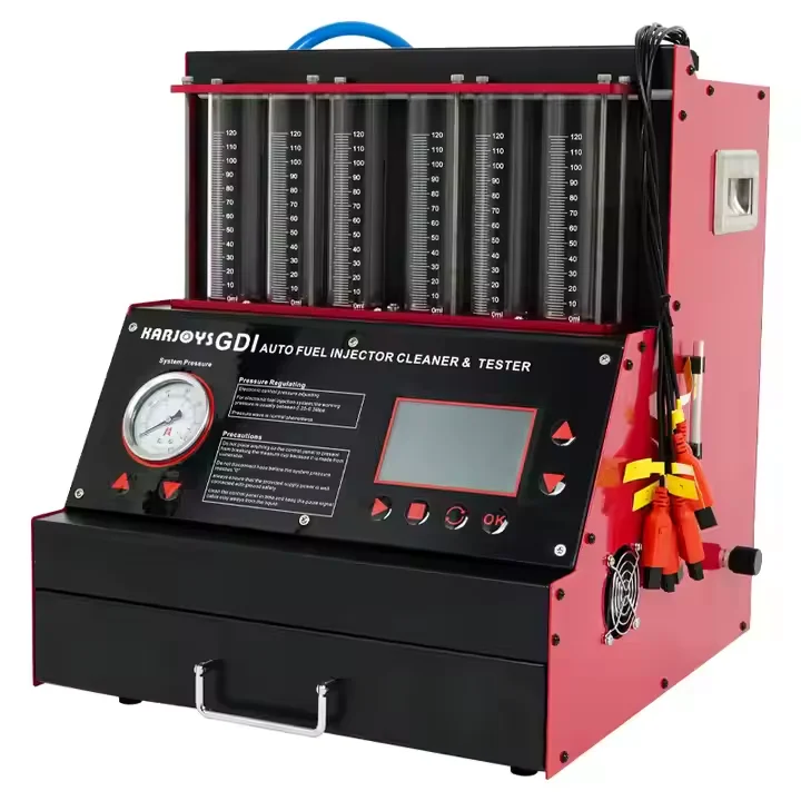 Automatic High Pressure GDI Injector Cleaner Tester Car Engine Injection 6-cylinder Fuel Injection System Testing Machine
Automatic High Pressure GDI Injector Cleaner Tester Car Engine Injection 6-cylinder Fuel Injection System Testing Machine