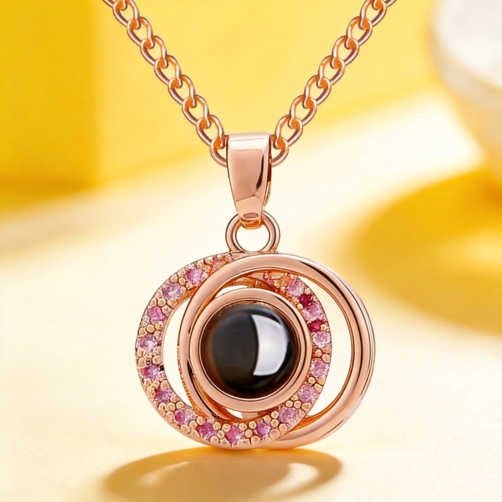 2026 New European American Style Copper Plated Clavicle Necklace 100 Languages I Love You Projection Minimalist Luxury Custom
2026 New European American Style Copper Plated Clavicle Necklace 100 Languages I Love You Projection Minimalist Luxury Custom