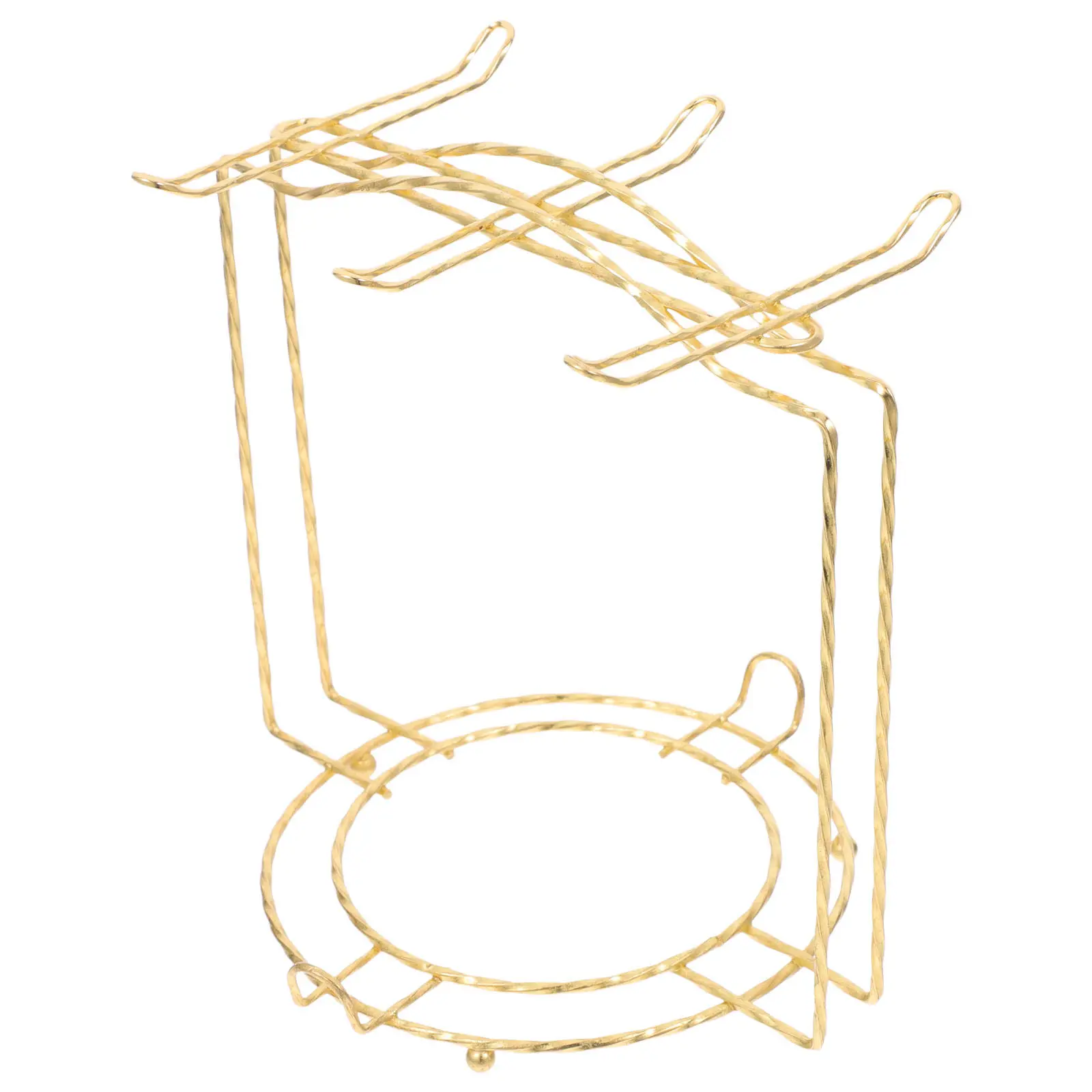 6 Coffee Cup Holder Iron Tea Cup Storage Rack Detachable Metal Coffee Mug Stand Dishes Saucer Organizer Kitchen Counter Bar Gold
6 Coffee Cup Holder Iron Tea Cup Storage Rack Detachable Metal Coffee Mug Stand Dishes Saucer Organizer Kitchen Counter Bar Gold