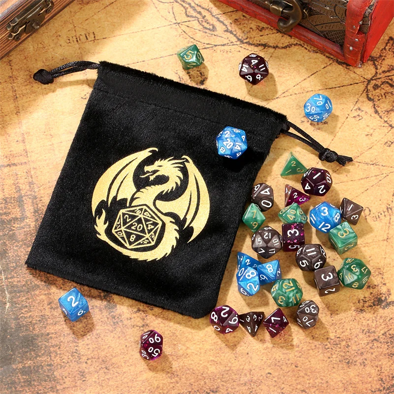 28pcs/set Mini Size Acrylic Polyhedral Dice for Table Board Role Play Gaming Accessory RPG Dices with Storage Bag
28pcs/set Mini Size Acrylic Polyhedral Dice for Table Board Role Play Gaming Accessory RPG Dices with Storage Bag