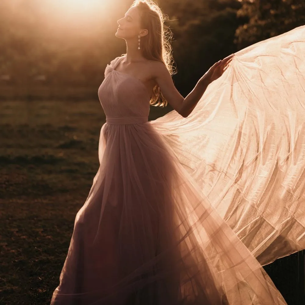 Sexy Simple Long Prom Dresses One Shoulder Illusion Tulle Floor Length Formal Evening Celebrity Gowns Special Occasion Wear
Sexy Simple Long Prom Dresses One Shoulder Illusion Tulle Floor Length Formal Evening Celebrity Gowns Special Occasion Wear