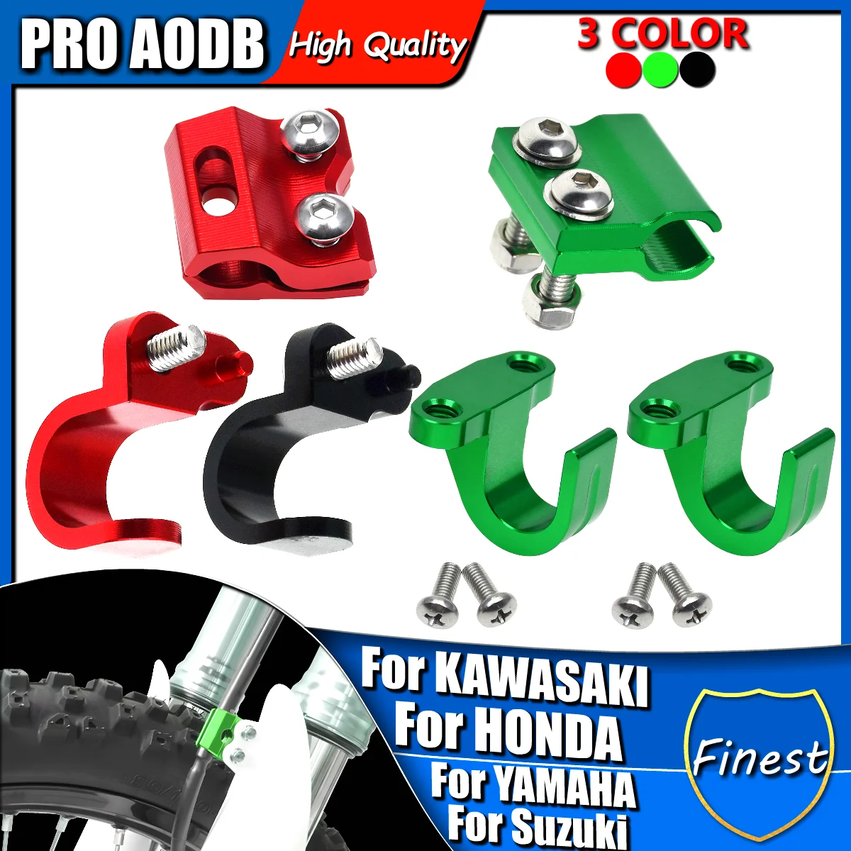 Motorcycle Rear Brake Line Holder Hose Clamp for Honda CRF CR XR for YAMAHA WZ WR for SUZUKI RM RMZ DRZ for KAWASAKI KX KLX
Motorcycle Rear Brake Line Holder Hose Clamp for Honda CRF CR XR for YAMAHA WZ WR for SUZUKI RM RMZ DRZ for KAWASAKI KX KLX