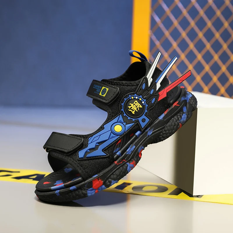 28-40 Fashion Kids Sandals Boy Platform Children's Boys Summer Shoes Anti-Slippery Beach Shoes Student Designer Sandals Casual
28-40 Fashion Kids Sandals Boy Platform Children's Boys Summer Shoes Anti-Slippery Beach Shoes Student Designer Sandals Casual