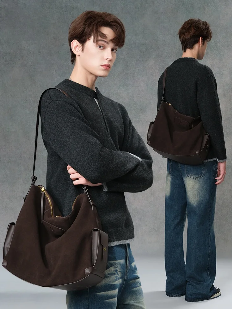Free Spirit Frosted Leather Travel Large Capacity Hobo Tote Bag Vintage Commute Handbag Single Shoulder Slant Crossbody Bag
Free Spirit Frosted Leather Travel Large Capacity Hobo Tote Bag Vintage Commute Handbag Single Shoulder Slant Crossbody Bag
