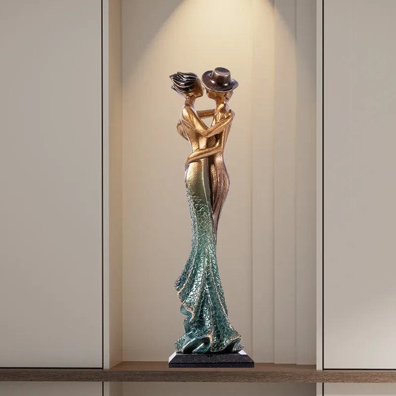 Abstract figure statue handicrafts, high-end Italian minimalist style floor-standing soft decoration items
Abstract figure statue handicrafts, high-end Italian minimalist style floor-standing soft decoration items