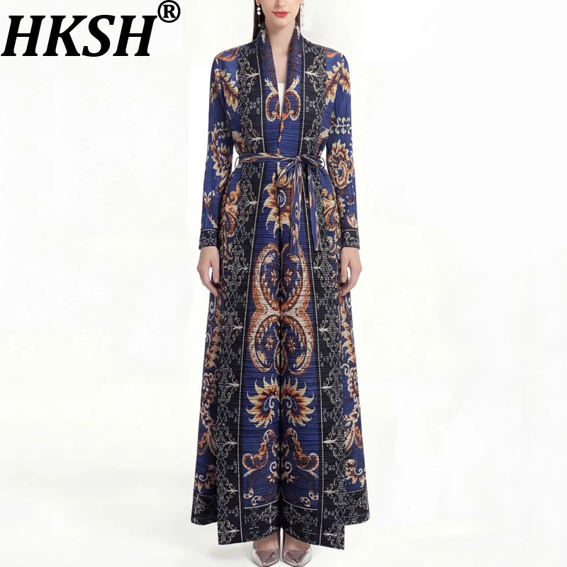 HKSH Women Trench Coat Printed Pleated Elegant Temperament High-end Trend Casual Oversized Jacket New Spring Autumn 2026 HK21640
HKSH Women Trench Coat Printed Pleated Elegant Temperament High-end Trend Casual Oversized Jacket New Spring Autumn 2026 HK21640