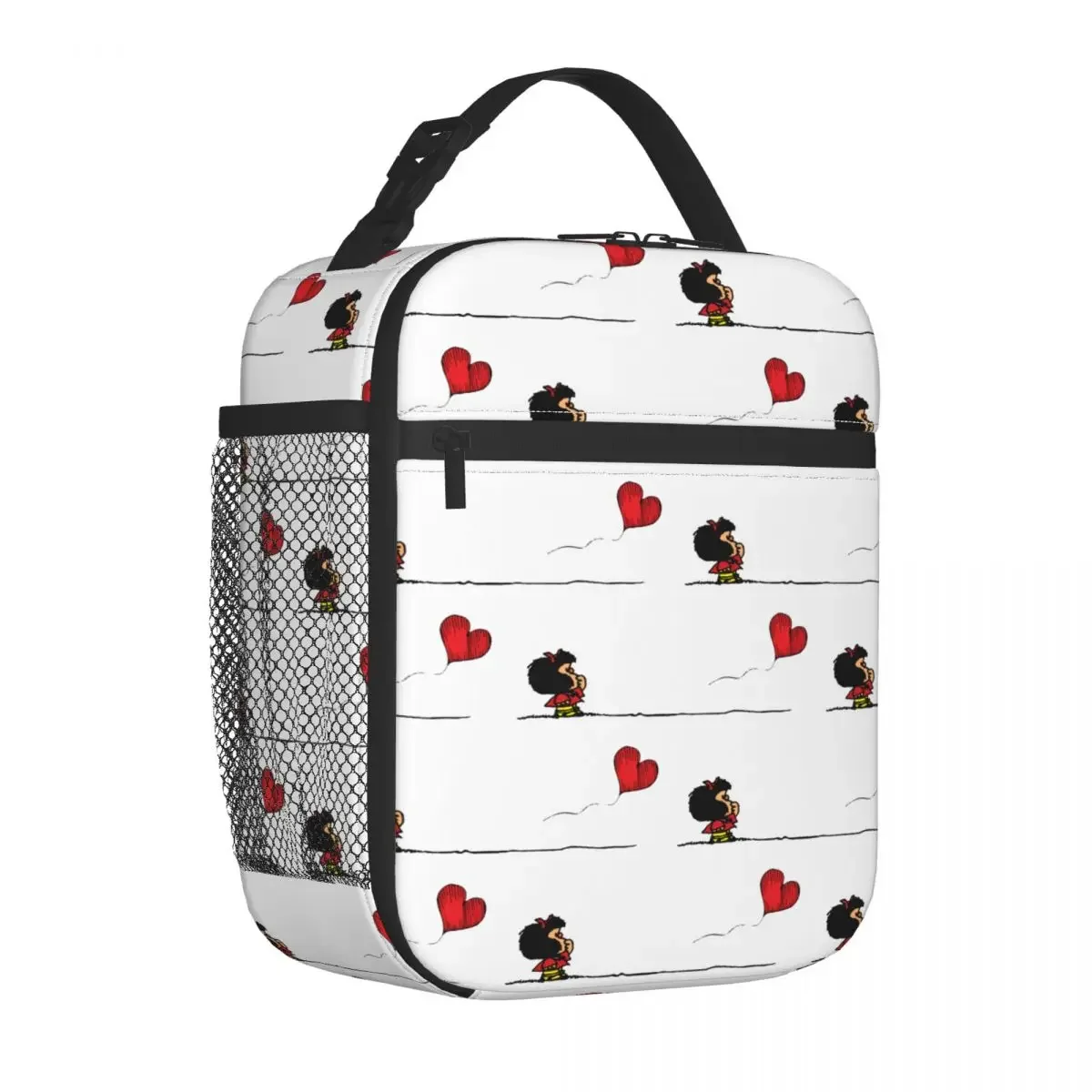 Mafalda Heart Insulated Lunch Bags Portable Cartoon Meal Container Thermal Bag Lunch Box Tote College Picnic Girl Boy
Mafalda Heart Insulated Lunch Bags Portable Cartoon Meal Container Thermal Bag Lunch Box Tote College Picnic Girl Boy