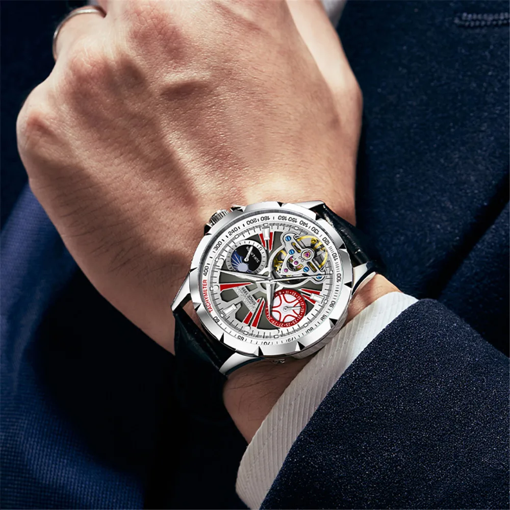 GUANQIN механические роскошные мужские наручные часы с фазой Луны, светящийся водонепроницаемый стальной корпус, автоматические часы с автоподзаводом, сапфировые мужские часы
GUANQIN механические роскошные мужские наручные часы с фазой Луны, светящийся водонепроницаемый стальной корпус, автоматические часы с автоподзаводом, сапфировые мужские часы