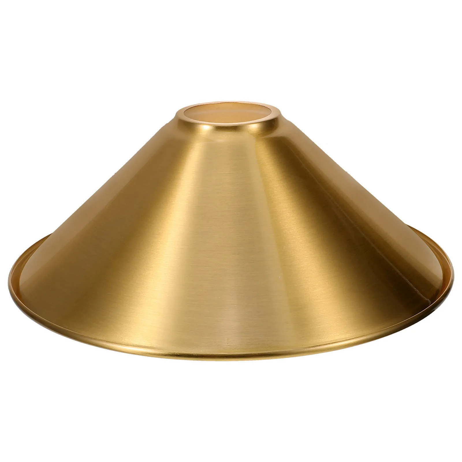 Copper Color Cone Iron Lampshade Lightweight for Pendant Ceiling Hanging Light Fixtures Modern Metal Lamp Cover
Copper Color Cone Iron Lampshade Lightweight for Pendant Ceiling Hanging Light Fixtures Modern Metal Lamp Cover