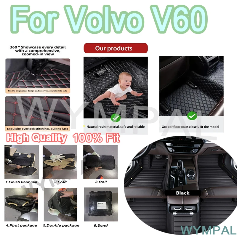 Luxury Custom Auto Car Floor Mat For Volvo V60 2011 2012 2013 2014 2015 Full Set Women Waterproof Leather Car Mat interior pads
Luxury Custom Auto Car Floor Mat For Volvo V60 2011 2012 2013 2014 2015 Full Set Women Waterproof Leather Car Mat interior pads