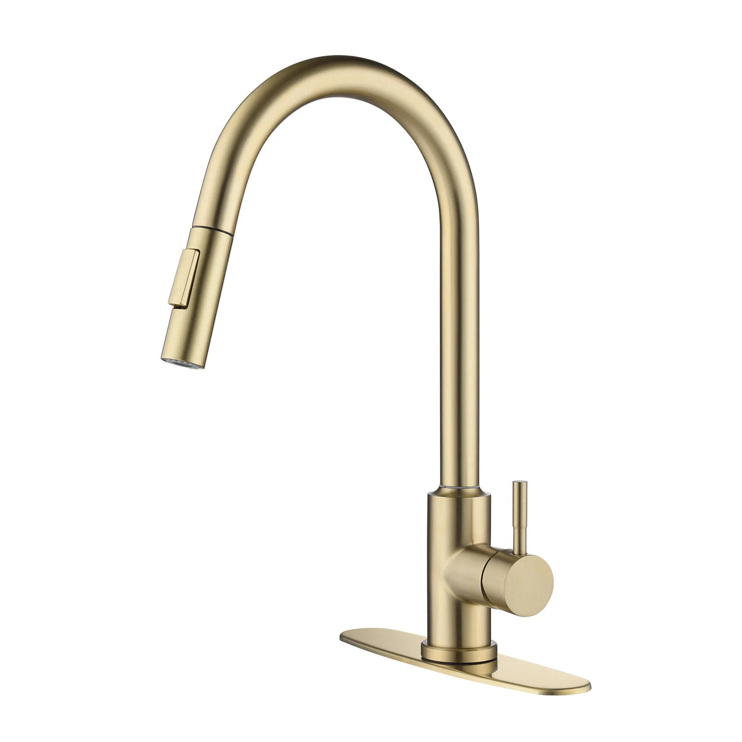 Touch Kitchen Faucet with Pull Down Sprayer-Brushed Gold
Touch Kitchen Faucet with Pull Down Sprayer-Brushed Gold