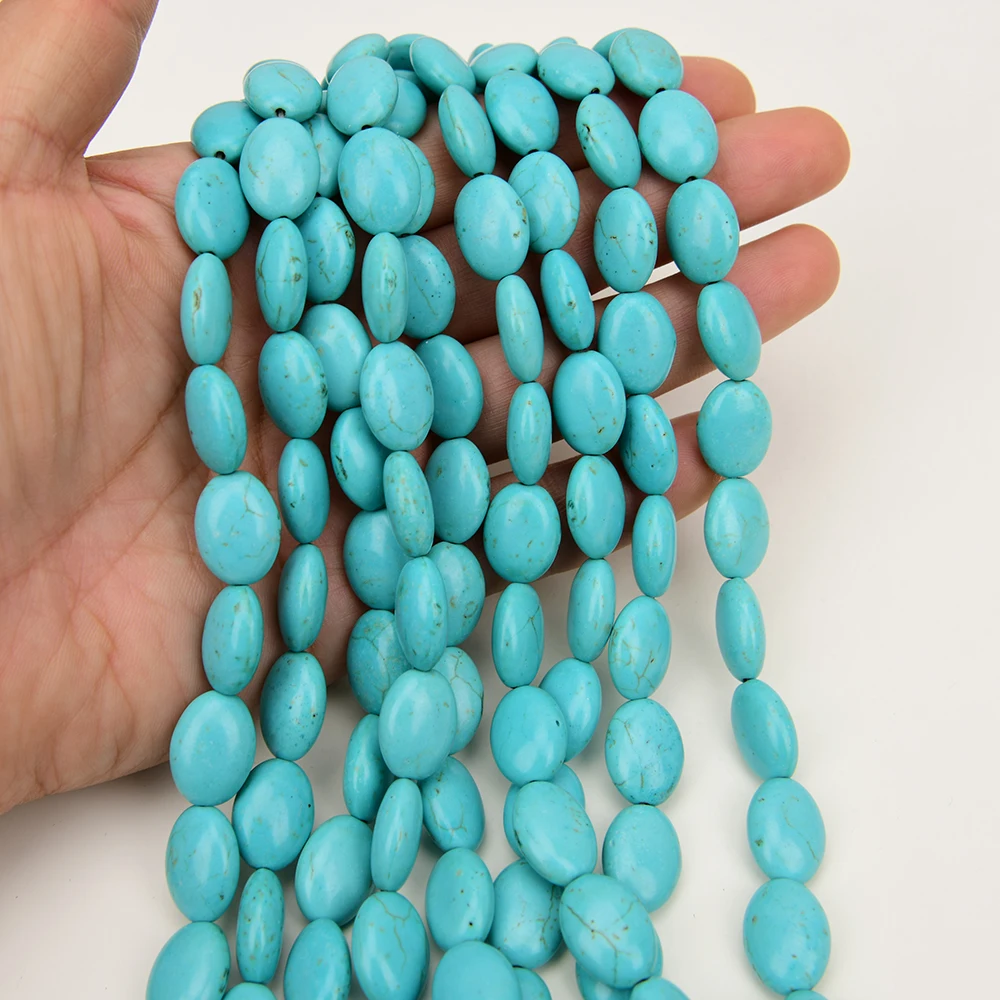 5 Strands Blue Turquoise Loose Beads 15" Jewelry Making DIY
5 Strands Blue Turquoise Loose Beads 15" Jewelry Making DIY