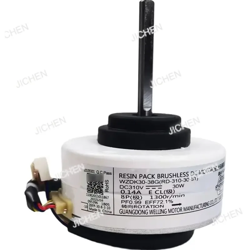 Новый инверторный двигатель вентилятора для кондиционера 30 Вт, 310 В постоянного тока, WZDK30-38G (RD-310-30-8T)
Новый инверторный двигатель вентилятора для кондиционера 30 Вт, 310 В постоянного тока, WZDK30-38G (RD-310-30-8T)