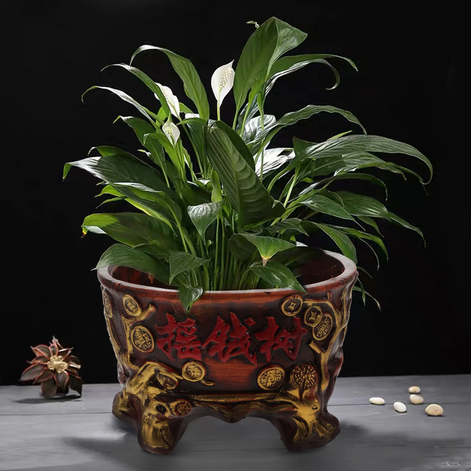 1Pcs Ceramic Flowerpot Vintage Creative Succulent Plant Holder Decorative Desktop Planter for Succulents Small Flowers
1Pcs Ceramic Flowerpot Vintage Creative Succulent Plant Holder Decorative Desktop Planter for Succulents Small Flowers