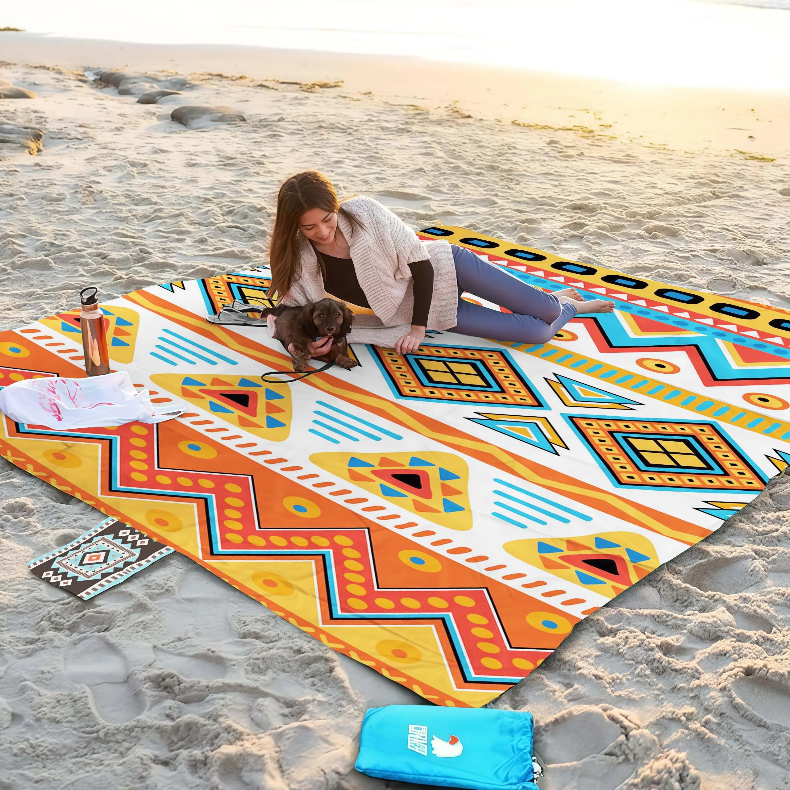 200x240 Extra Large Beach Mat Sandproof Waterproof Lightweight Outdoor Picnic Blanket for Beach Camping Trave
200x240 Extra Large Beach Mat Sandproof Waterproof Lightweight Outdoor Picnic Blanket for Beach Camping Trave
