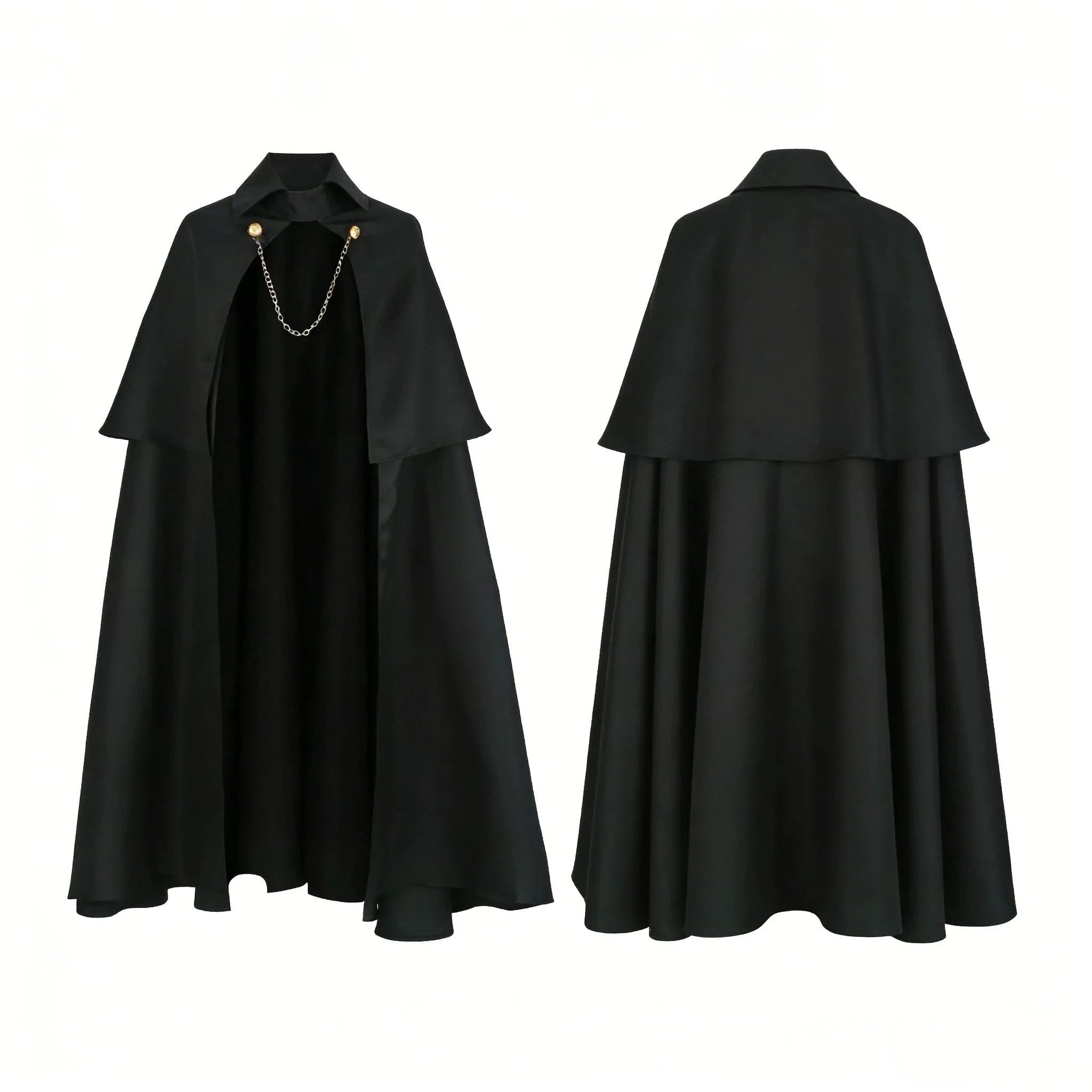 Men Women Halloween Gothic Medieval Stage Punk Cosplay Military Black Knight Pirate Cloak Carnival Party Dress Up
Men Women Halloween Gothic Medieval Stage Punk Cosplay Military Black Knight Pirate Cloak Carnival Party Dress Up