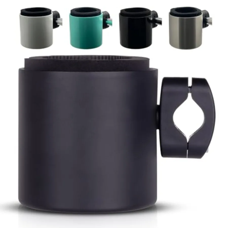 Stealth Bike Cup Holder - The Ultimate Handlebar Accessory for Your Ride - Fits All Bikes, E-Bikes, Scooters and Keeps Your Cup
Stealth Bike Cup Holder - The Ultimate Handlebar Accessory for Your Ride - Fits All Bikes, E-Bikes, Scooters and Keeps Your Cup