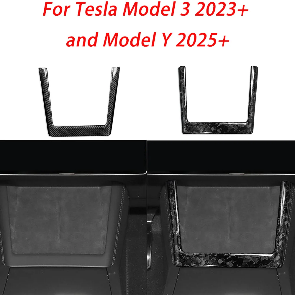 For Tesla Model 3 2023+ and Model Y 2025+ Dry Carbon Fiber Center Console Wireless Charger Protective Frame Car Accessorie
For Tesla Model 3 2023+ and Model Y 2025+ Dry Carbon Fiber Center Console Wireless Charger Protective Frame Car Accessorie