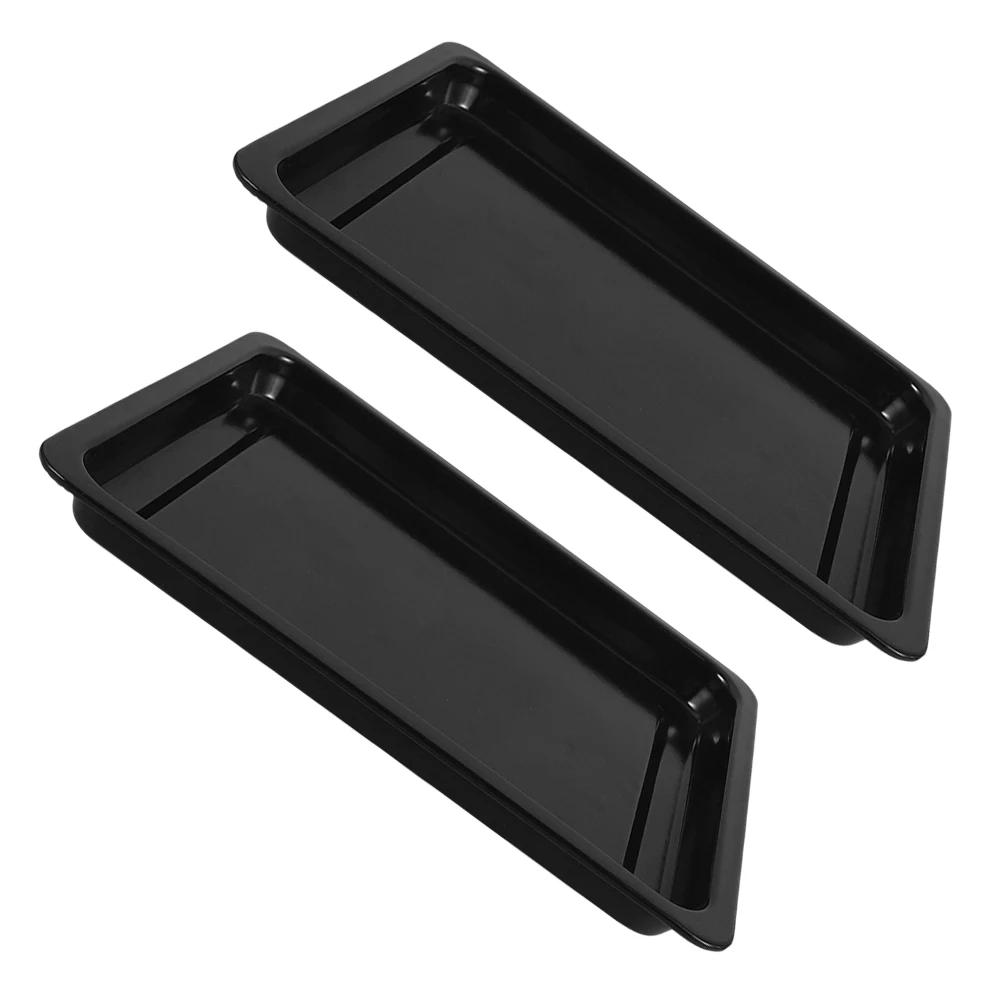 2pcs Commercial Enamel Baking Tray Oven Cookie Sheet Flat Roast Pan for Restaurant Bakery Heat Resistant Glossy Surface Easy
2pcs Commercial Enamel Baking Tray Oven Cookie Sheet Flat Roast Pan for Restaurant Bakery Heat Resistant Glossy Surface Easy