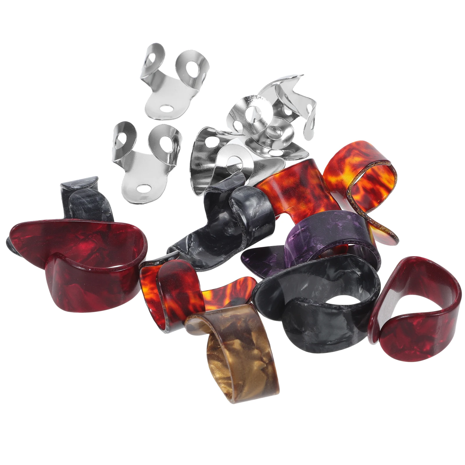 1 set Acoustic Guitar Accessories Adjustable ABS Metal Finger Picks Thumb Practice Tool Enhance Fingertips
1 set Acoustic Guitar Accessories Adjustable ABS Metal Finger Picks Thumb Practice Tool Enhance Fingertips