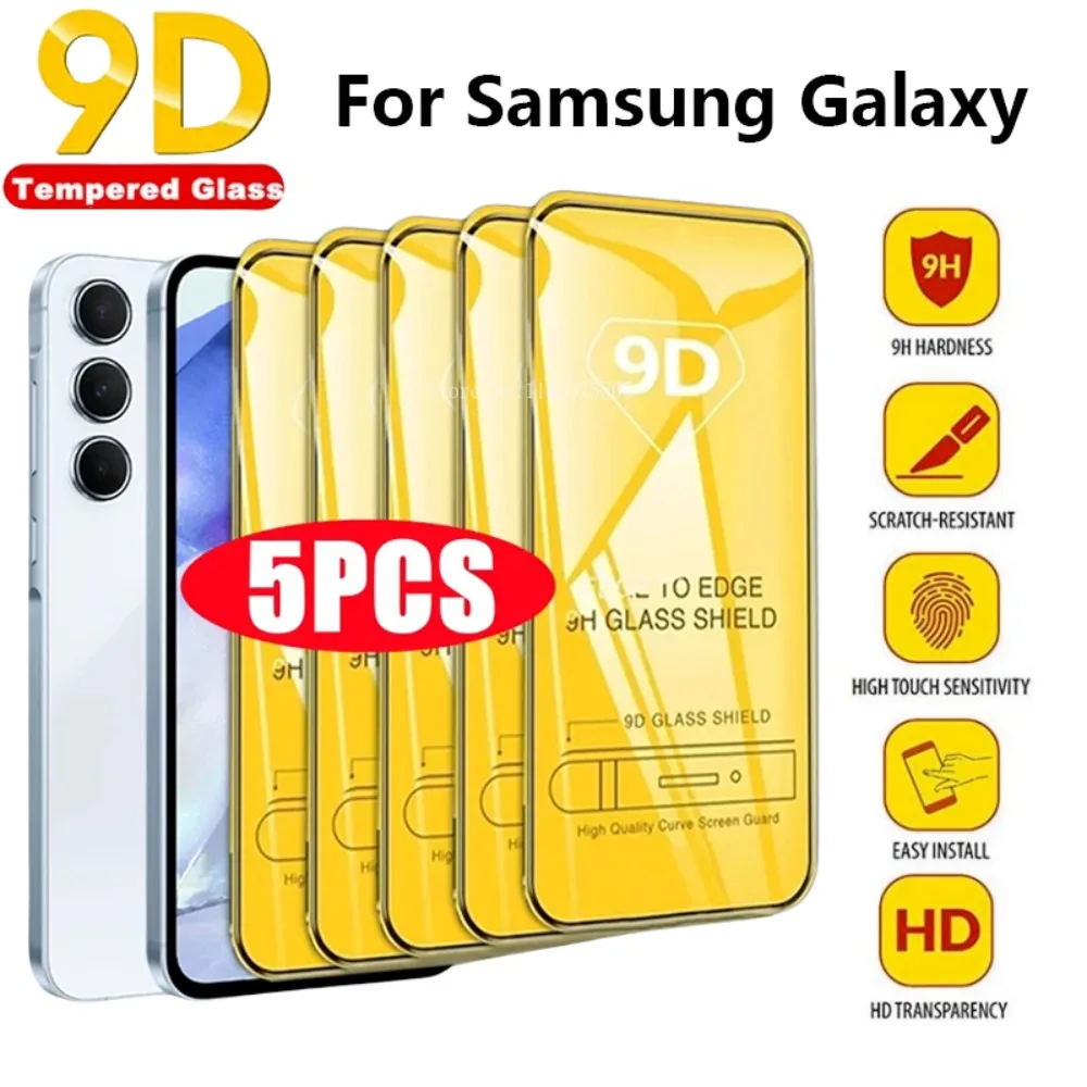 5Pcs 9D Tempered Glass For Samsung Galaxy A73 A55 A54 A34 A13 A14 A53 A52 A12 A33 A23 A32 A15 A03 M12 M32 M52 Screen Protectors
5Pcs 9D Tempered Glass For Samsung Galaxy A73 A55 A54 A34 A13 A14 A53 A52 A12 A33 A23 A32 A15 A03 M12 M32 M52 Screen Protectors