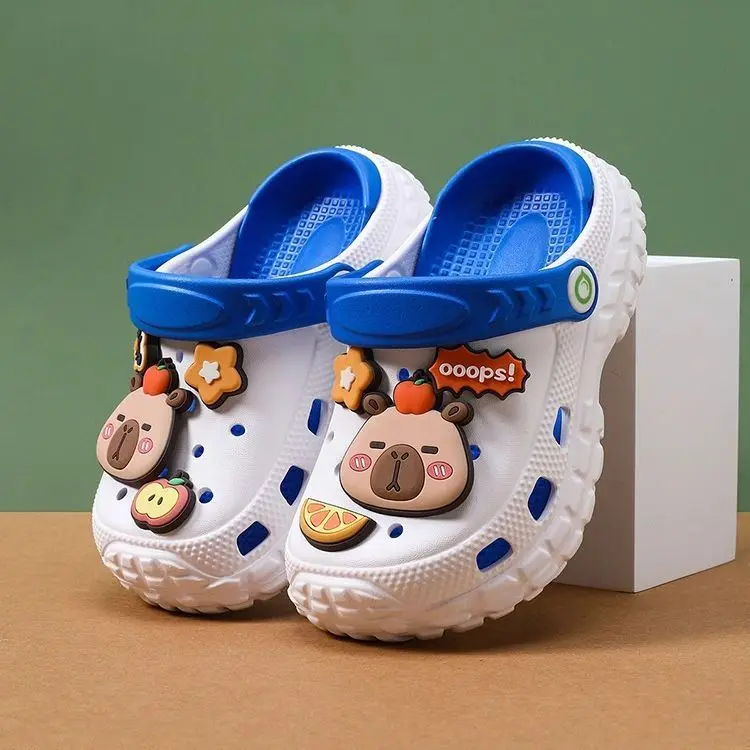2026 New Cute Capybara Cartoon Clogs Non-Slip Eva Children Garden Shoes Summer Beach Slippers Boys Girls Kawaii Cartoon
2026 New Cute Capybara Cartoon Clogs Non-Slip Eva Children Garden Shoes Summer Beach Slippers Boys Girls Kawaii Cartoon